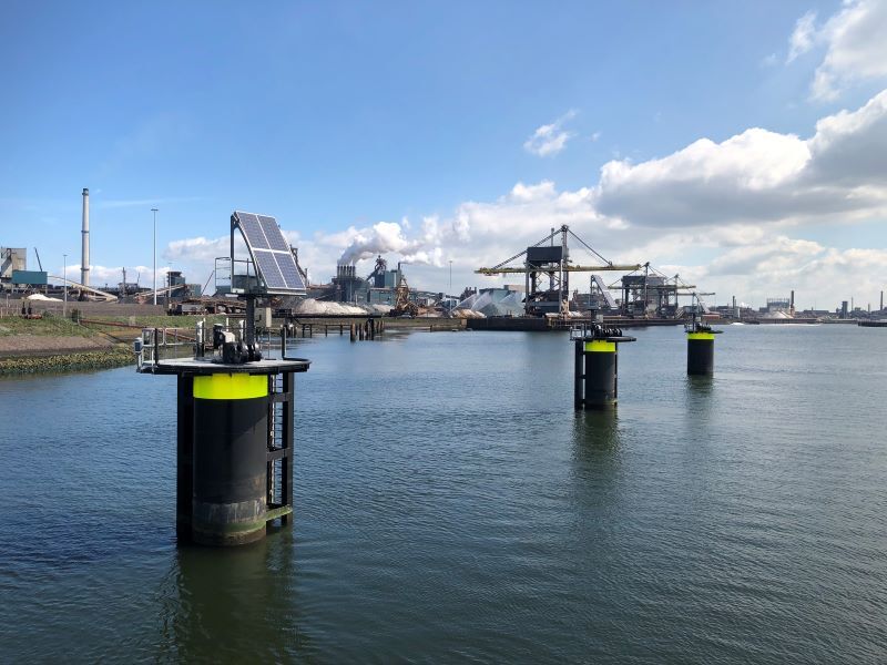 Solar power supply Port of Amsterdam