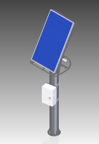 Solar Lighting pole
