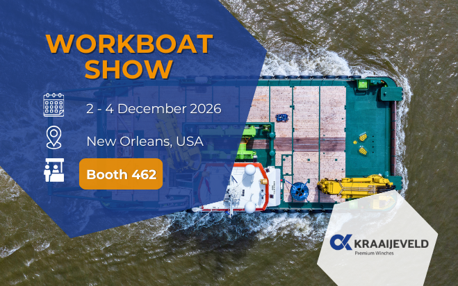 Kraaijeveld Winches WorkBoat Show 2026