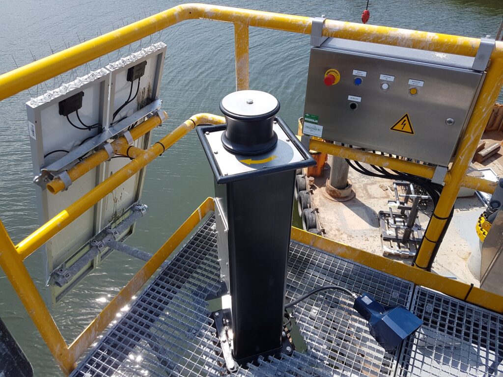 Mini-kaapstanders op zonne-energie